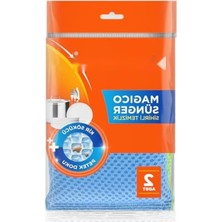 Esranın Dünyası Petek Dokulu Bulaşık Süngeri, 2'li Paket, Çizmez Kir Sökücü