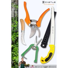 Nuvvo LZ-K13 Budama Makası Budama Testeresi Gül Dal Budama ve Aşı Çakısı Bıçağı 4 Lü Set