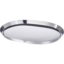 IKEA Praktand Paslanmaz Çelik Mum Tabağı