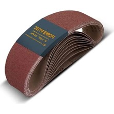 Esranın Dünyası Zımpara Kayışları - 4 x 24 Inç, 18'li Set