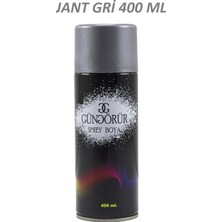 Güngörür Jant Gri Sprey Boya 400 ml Tüm Araçlarda Iş Makinelerinde Beyaz Eşyada Metal ve Ahşap