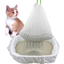 Esranın Dünyası Jumbo Boyut ve Büzgülü Ağız ile Tek Kullanımlık Kedi Kum Kabı Astarı - 7 Adet