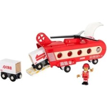 Esranın Dünyası Ahşap Kargo Nakliye Helikopteri - Eğlenceli Oyun Deneyimi