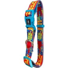 Esranın Dünyası Geri Dönüştürülmüş Malzemeden Kadifemsi Dokulu Mavi Köpek Gezdirme Kayışı