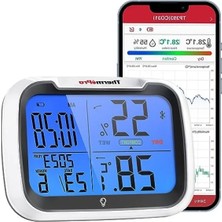 Esranın Dünyası Bluetooth Akıllı Termometre ve Nem Ölçer | 80 Metre Menzil | Uygulama Kontrollü