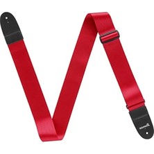 Esranın Dünyası Kırmızı Gitar Kayışı - Telli Enstrümanlar Için Dayanıklı Aksesuar