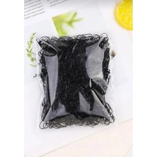 Esranın Dünyası 500 Adet Siyah Saç Örgü Lastiği Toka Seti