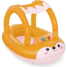 Esranın Dünyası Çocuklar Için Uv Koruyucu Şişme Tilki Yatağı