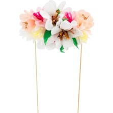 Esranın Dünyası Çiçekli Pasta Süsü - Parti Malzemesi