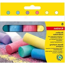 Esranın Dünyası Sokak Işaretleme Pasteli, 6 Renk - Su ve Yağmura Dayanıklı