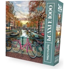 Esranın Dünyası 1000 Parçalı Amsterdam Manzarası Puzzle