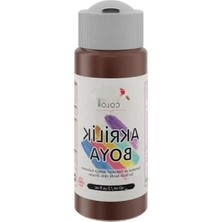 Esranın Dünyası Kahverengi Akrilik Boya, 60 ml