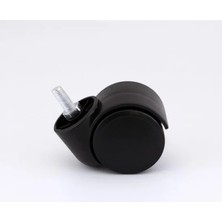 Esranın Dünyası Dayanıklı M8 Civatalı Siyah Koltuk Tekerleği