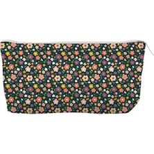 Esranın Dünyası Çok Amaçlı Kanvas Bez Kalemlik, 21X10X6 Cm, Iç Astar ile Pratik Kullanım