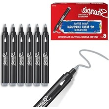 Esranın Dünyası Yuvarlak Uçlu Akrilik Markör - Açık Gri