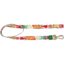 Esranın Dünyası Kadifemsi Dokulu Geri Dönüştürülmüş Köpek Gezdirme Kayışı - Beyaz