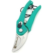 Nuvvo Profesyonel Budama Makası – 19 cm Paslanmaz Çelik Bıçaklı Bahçe Makası – Ergonomik Kaymaz Saplı – Çiçek, Bitki ve Dal Budama Için Uygun