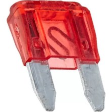 Nemere İthalat 10 Amper Kırmızı Mini Bıçak Sigorta 10'lu Nemere Ithalat