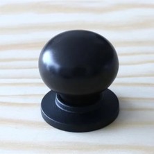 Esranın Dünyası Mat Siyah Porselen Kulp - Mutfak ve Mobilya Çekmeceleri Için Şık Tasarım