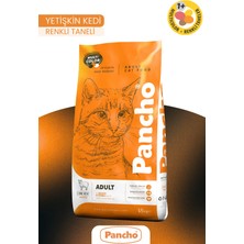 Pancho Renkli Kuzulu Yetişkin Kedi Maması 15 kg