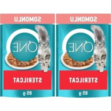 Esranın Dünyası Somonlu Yaş Kedi Maması Kısırlaştırılmış Kediler Için 85 gr (2 Paket)