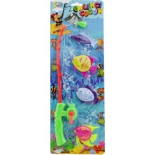 Kral Oyuncak 5 Parça Olta Balık Oyunu 37 cm Eğlenceli Su Altı Temalı Oyun Seti