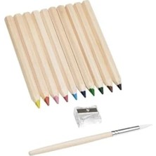 Esranın Dünyası Renkli Kalem Seti - 10 Adet Kalem ve Fırça