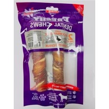 Esranın Dünyası Ördek Eti Kaplı Beyaz Burgu Kemik 18 cm - 2'li