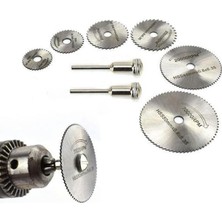 Depomega 8 Parça Mini Testere Bıçak Ahşap Alüminyum Plastik Kesme Gravür Seti