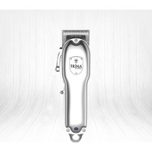 Trina TRNSACKS0043 Profesyonel Saç Kesim Makinesi Gümüş Ergonomik Tasarım 300 dk Kablosuz Kullanım