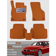 E-BİZ Bmw 3 Serisi F30 Sedan (2012-2019) Uyumlu Eva Paspas Tam Set–araca Özel,su Geçirmez