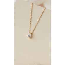 Wind Silver Minimal Damla Kolye 925 Ayar