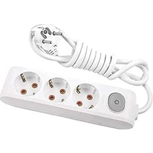 Esranın Dünyası Üçlü Priz Anahtarlı, Topraklı, Çocuk Korumalı, 5 mt