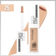 Maybelline New York Super Stay 30H Kapatıcı 25 Medium Renk ile Hafif ve Dayanıklı Uygulama