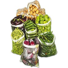 Şeffaf Patates Çuvalı 38X65CM 15KG Paket, 100 Adet Set