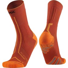 X-bionic X-socks Trailrun Terraskin Expert Crew Unisex Kırmızı Koşu Çorabı