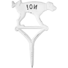 Esranın Dünyası Komik Köpek Işareti, "no Weeing", Beyaz