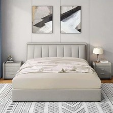 Esranın Dünyası %100 Doğal Pamuklu Lastikli Çarşaf Ekru