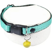 Esranın Dünyası Neon Zilli Kedi Tasması - Yeşil