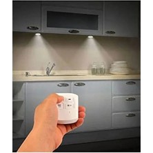 Esranın Dünyası Uzaktan Kumandalı Yapışkanlı 3'lü LED Spot Lamba - Pratik ve Enerji Tasarruflu