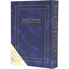 Esranın Dünyası 200 Fotoğraf Kapasiteli Lüks Ciltbezli Fotoğraf Albümü (13X18 Cm, Mavi)