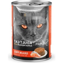 Esranın Dünyası Tahılsız Somon Balıklı Yetişkin Kedi Ezmesi, 400 G x 12 Adet