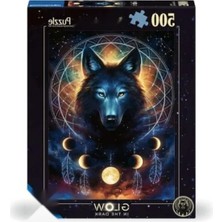 Esranın Dünyası 500 Parça Parlayan Kurt Yapboz - Eğlenceli Zihin Egzersizi