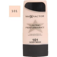 Max Factor 101 Ivory Beige Renk Seçeneği ile Lasting Performance Sıvı Fondöten Günlük ve Gece Kullanım