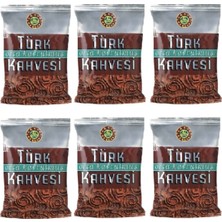 Kahve Dünyası Orta Kavrulmuş Türk Kahvesi 100 gr 6'lı Paket Taze Çekilmiş Lezzetli Aroma