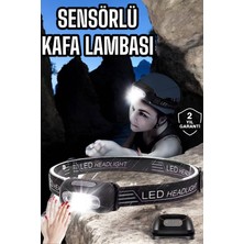 Akinco Kamp Lambası LED Işık Kafa Lambası Balıkçı Lambası Ayarlanabilir