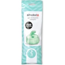 Esranın Dünyası Kompostlanabilir 6l Çöp Torbası, 10 Adet Rulo, Beyaz, 16X16X11 cm