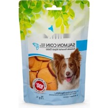 Esranın Dünyası Somonlu Yuvarlak Köpek Ödülü 75 gr - Yüksek Kalite