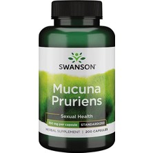 Swanson Dopa Mucuna Testo Booster  Pruriens, 350 Mg, 200 Capsules
