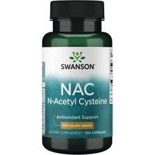 Swanson Nac N-Acetyl Cysteine 600 Mg 100 Kapsül